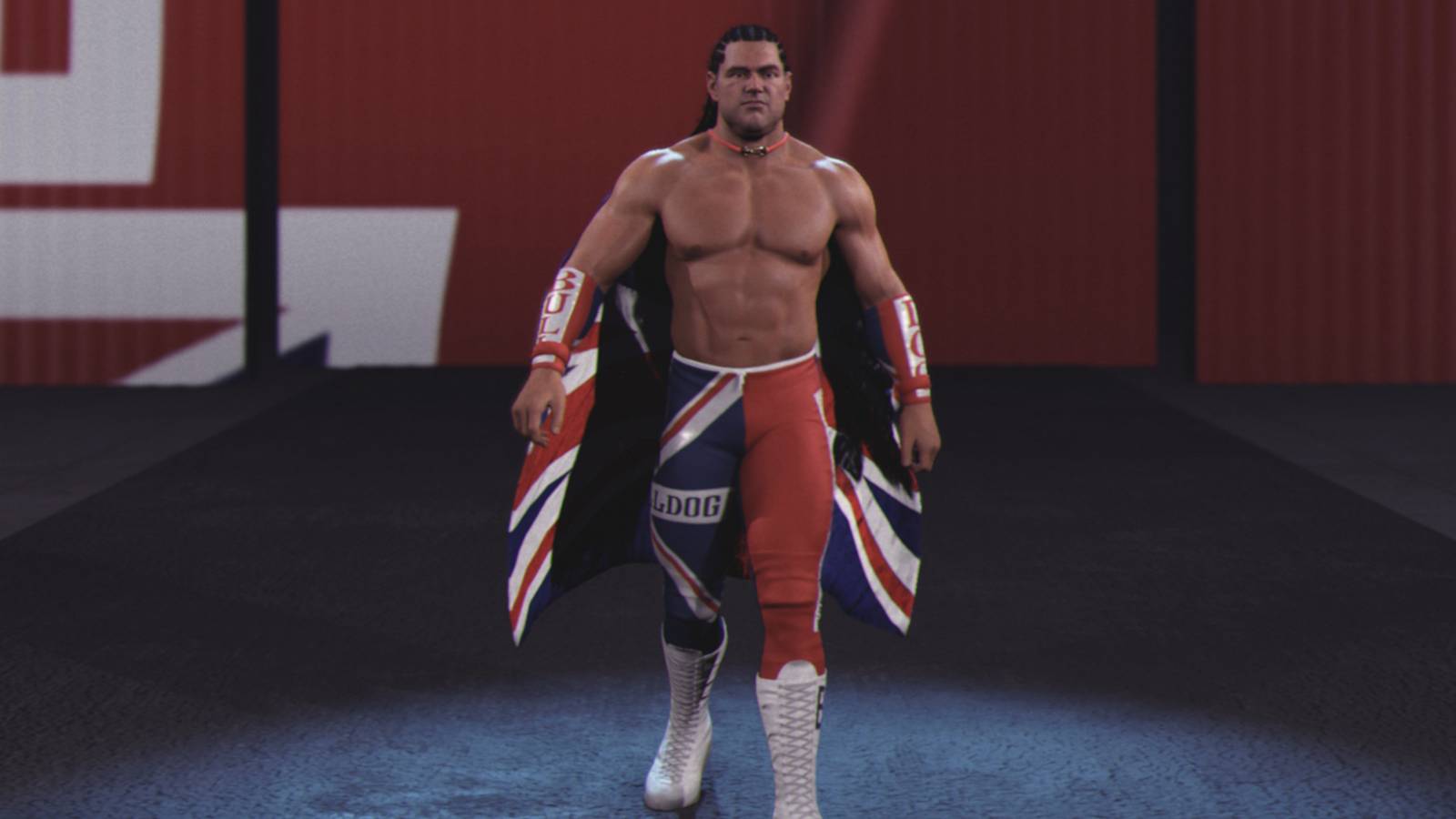 WWE 2K25 British Bulldog makes his entrance