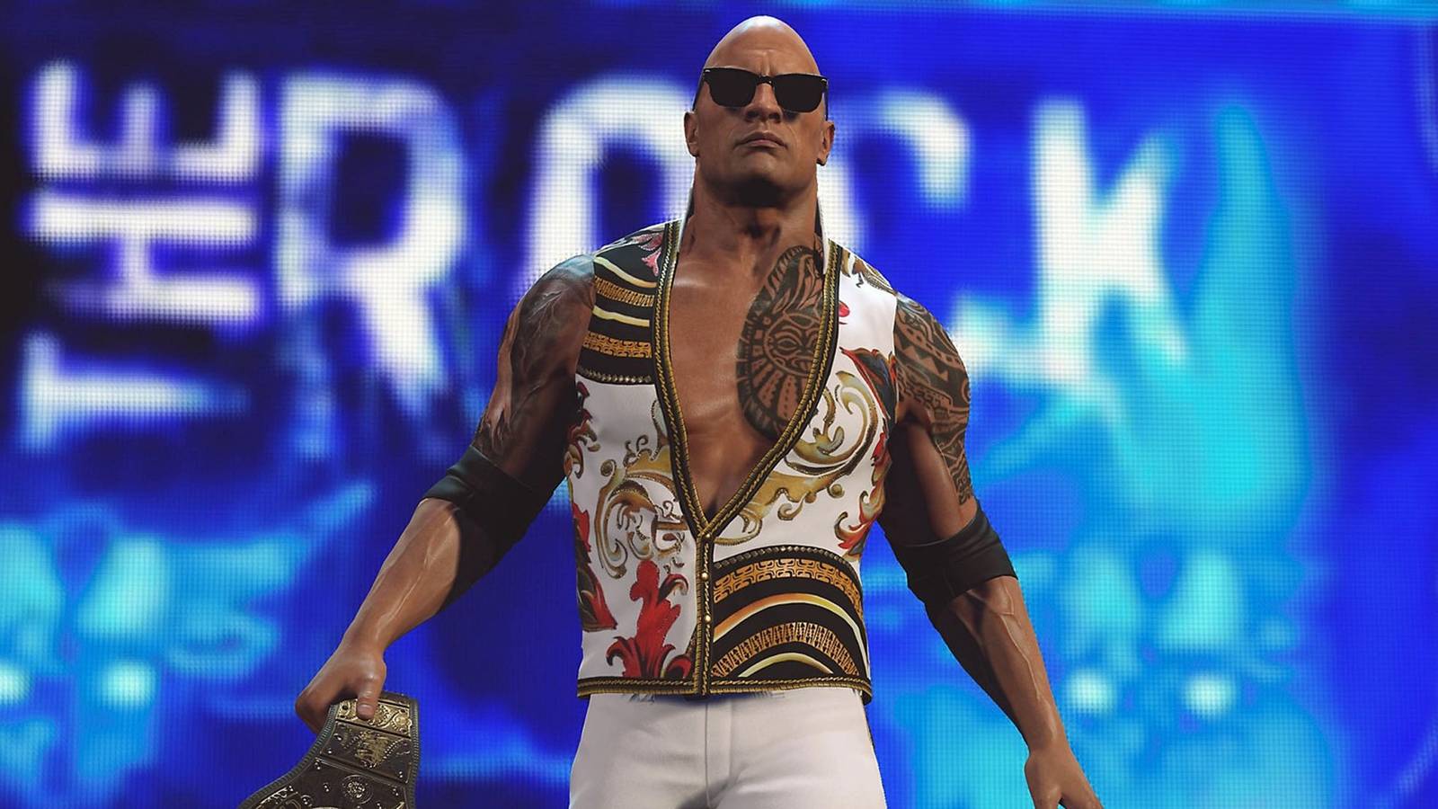 WWE 2K25 Celebrity DLC Rock