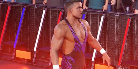 WWE 2K25 Chad Gable enters the ring