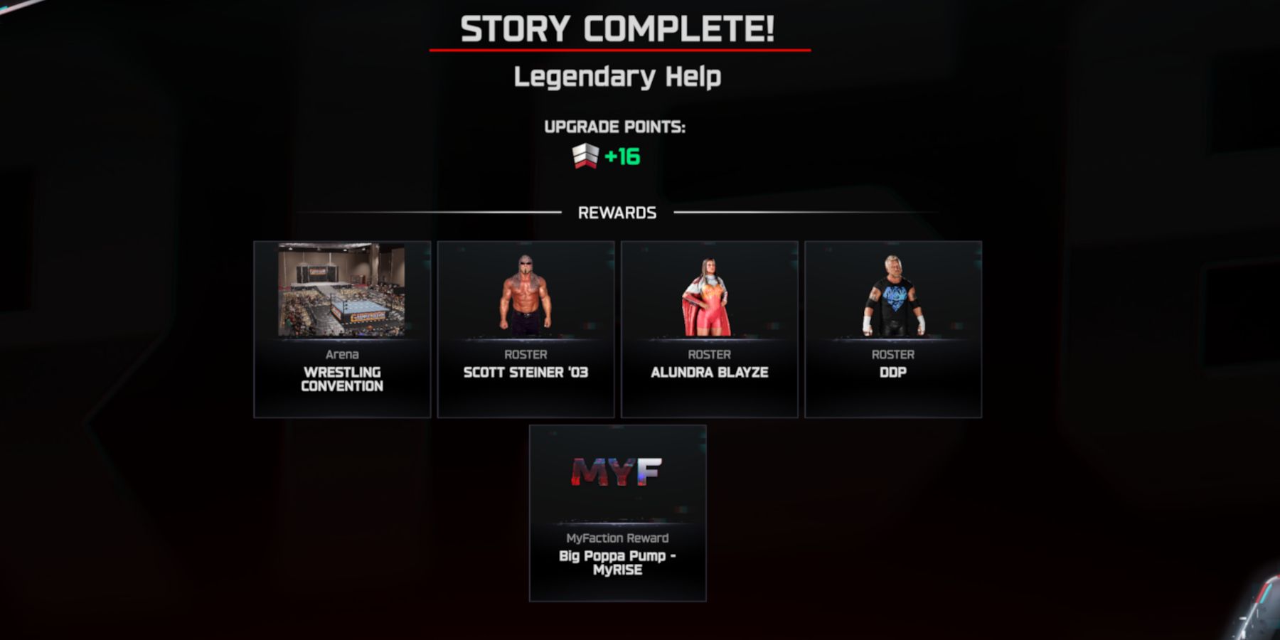 WWE 2K25 Chapter 9 MyRise rewards