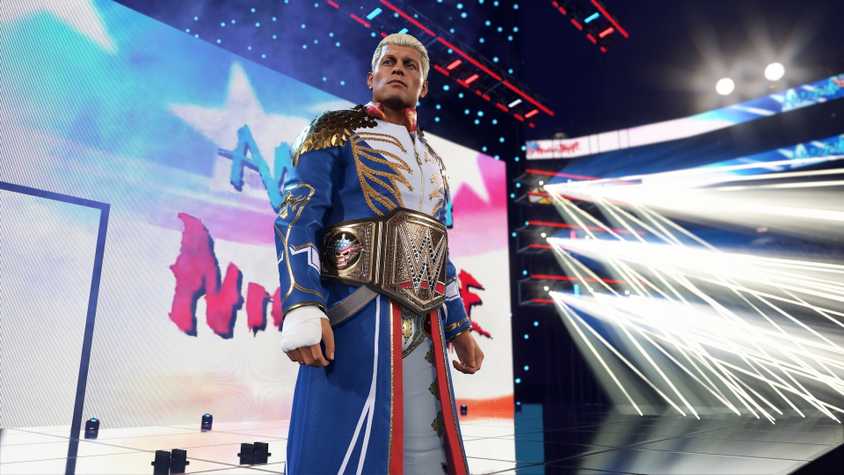 wwe 2k25 cody rhodes with the title