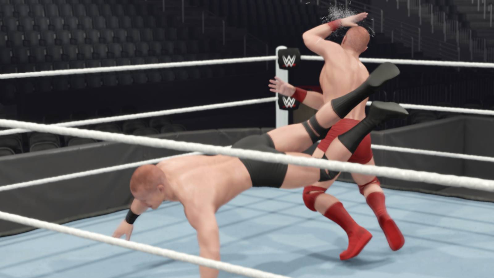 WWE 2K25 custom set practice characters