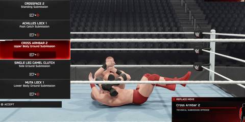WWE 2K25 customising ground moves