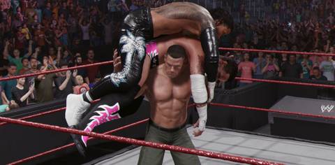 WWE 2K25 John Cena picks up Punk and Uso for the double AA