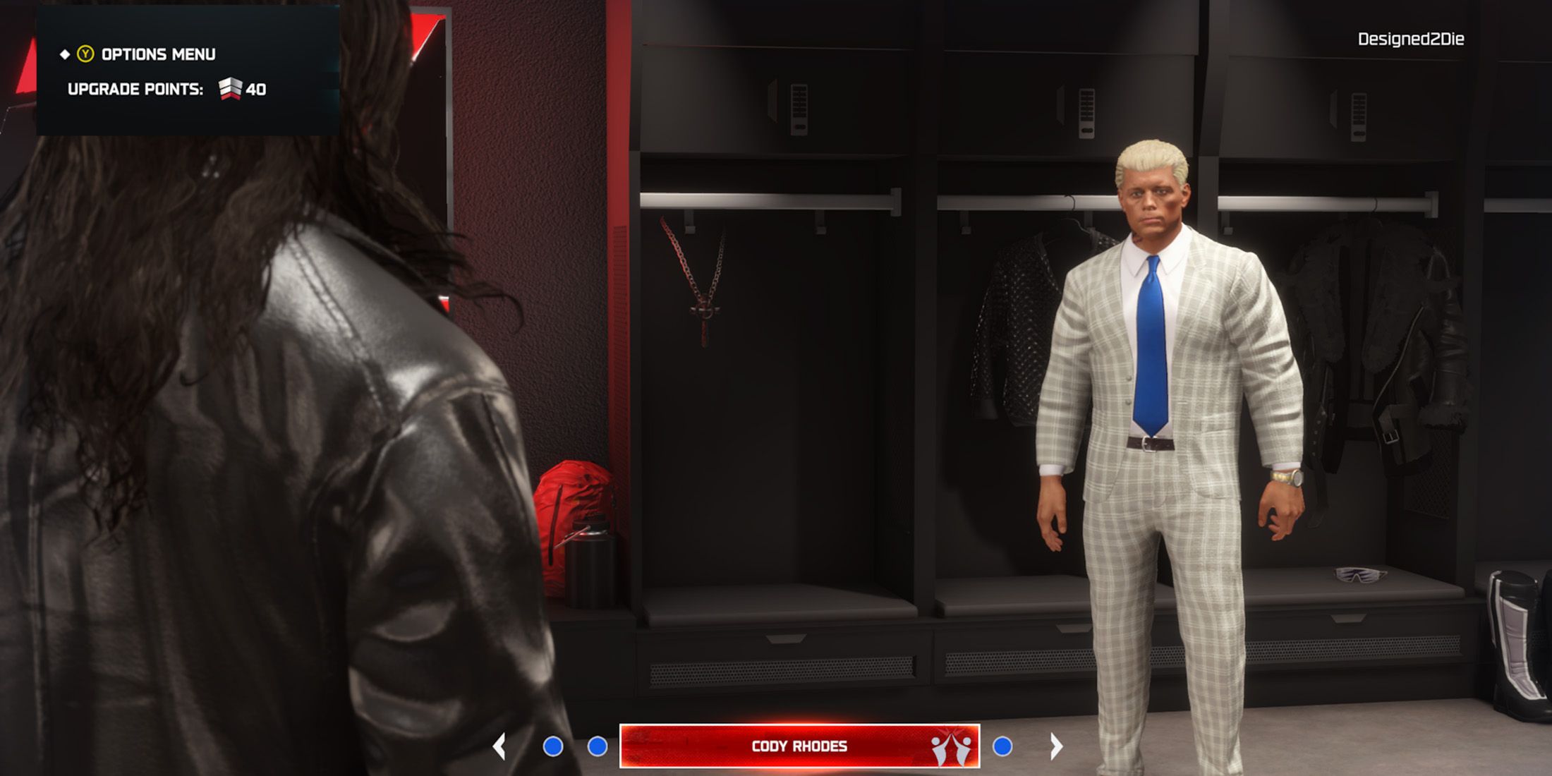 WWE 2K25 MyRISE screenshot of Cody Rhodes