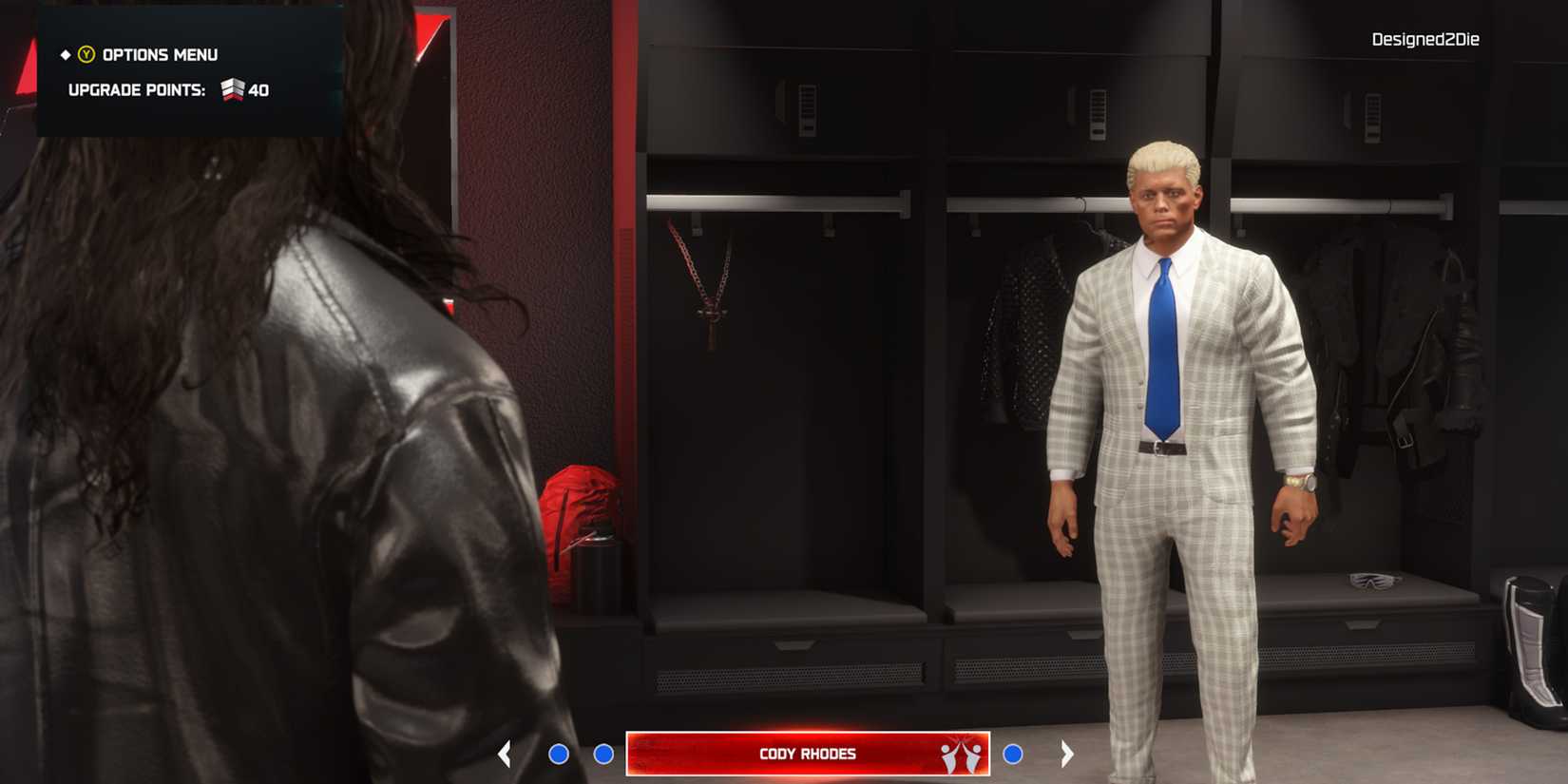 WWE 2K25 MyRISE screenshot of Cody Rhodes