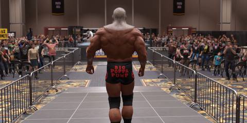 WWE 2K25 Scott Steiner Grapple Legends entrance back view