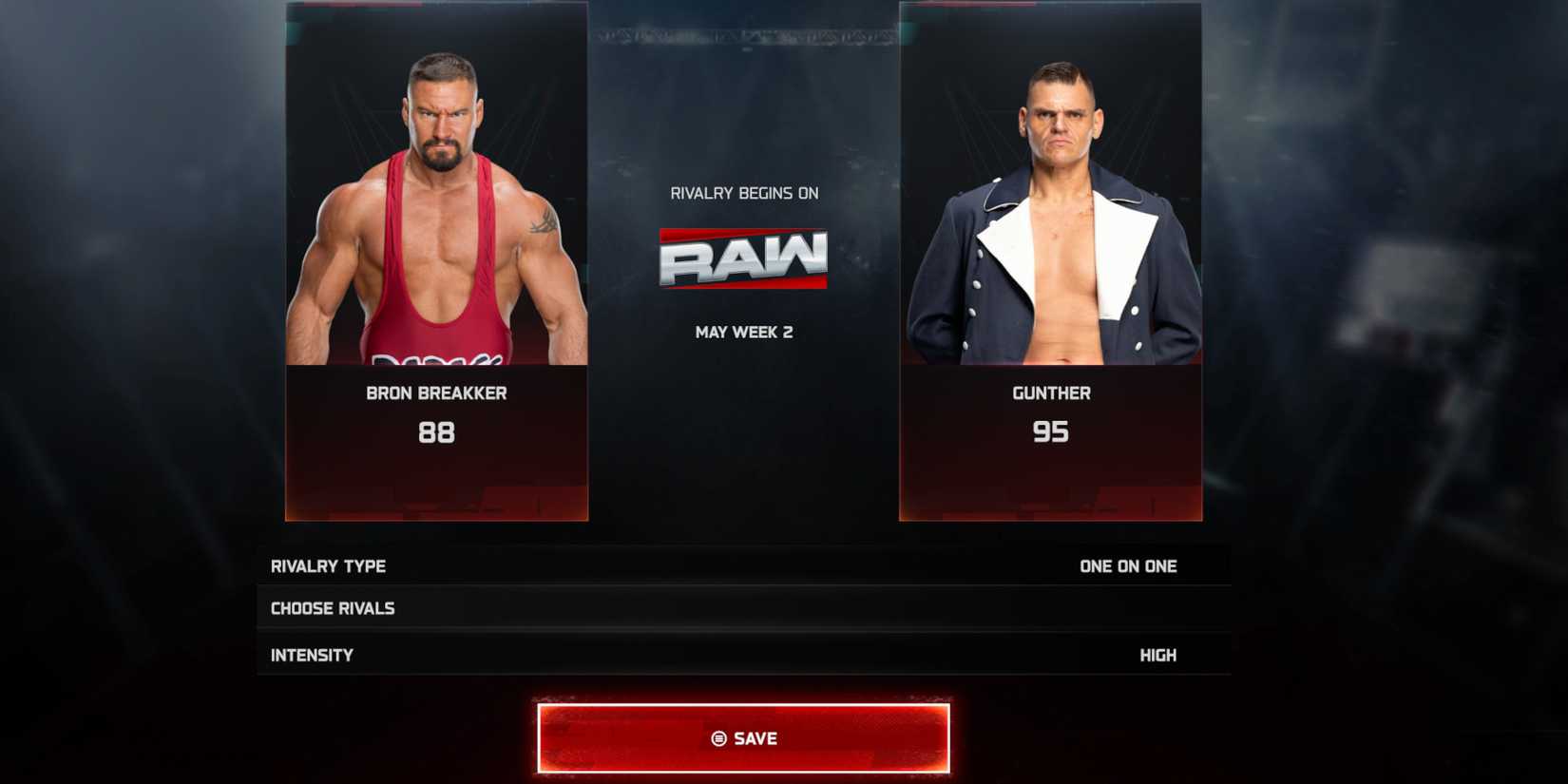 WWE 2K25 set up a rivalry