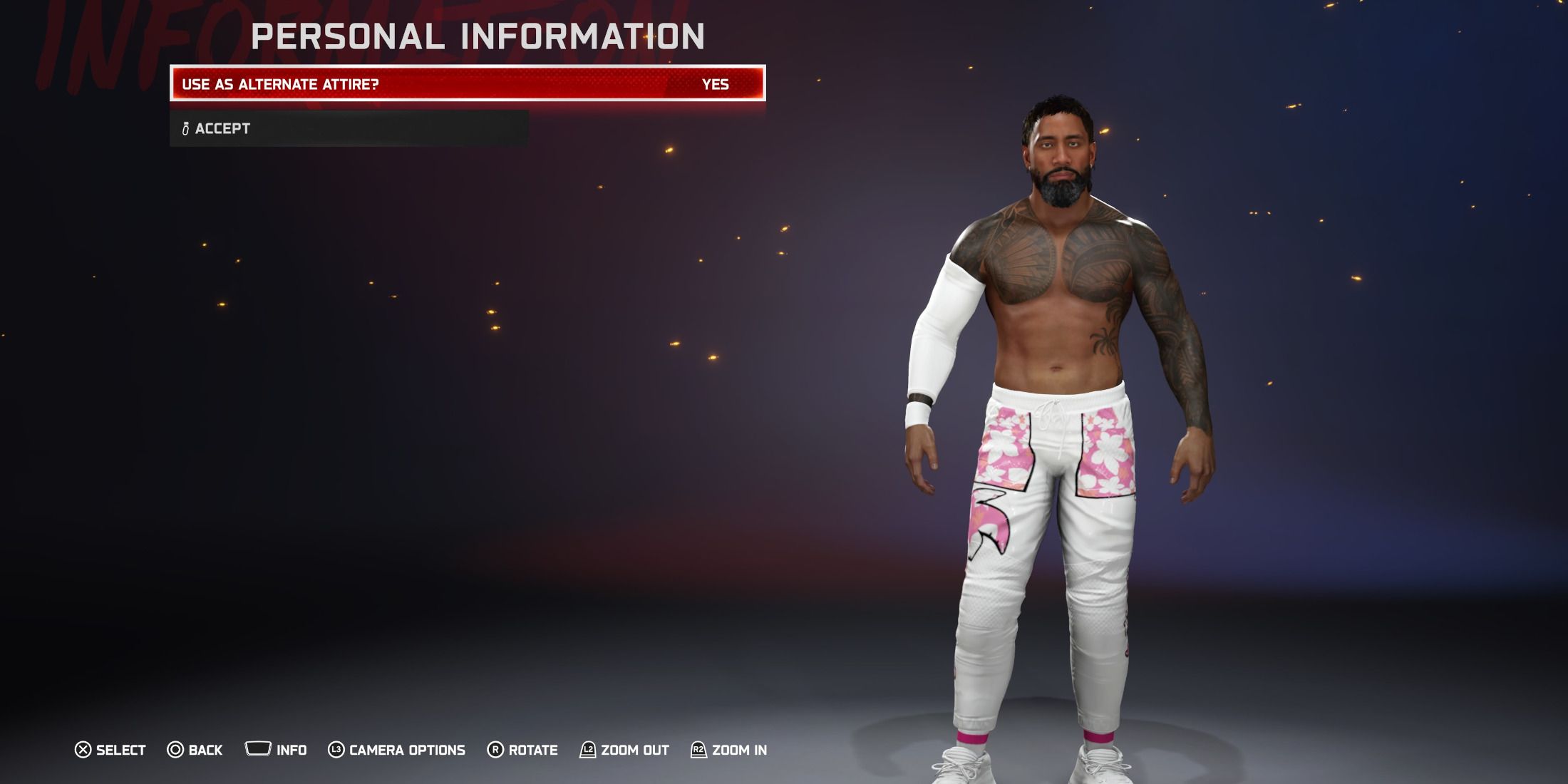 wwe 2k25 alternate attire