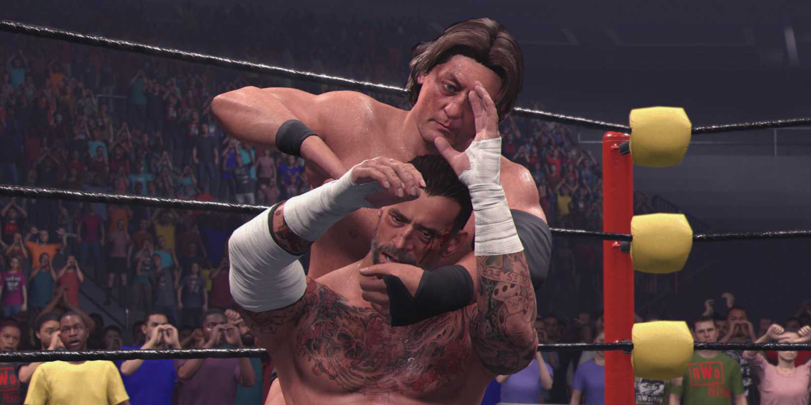 WWE 2K25 William Regal targeting the head