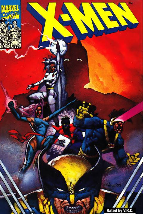 X-Men 1994 video game cover art tag