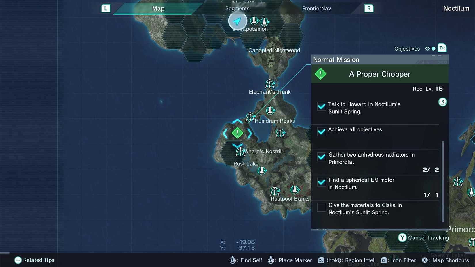 xenoblade chronicles x proper chopper guide
