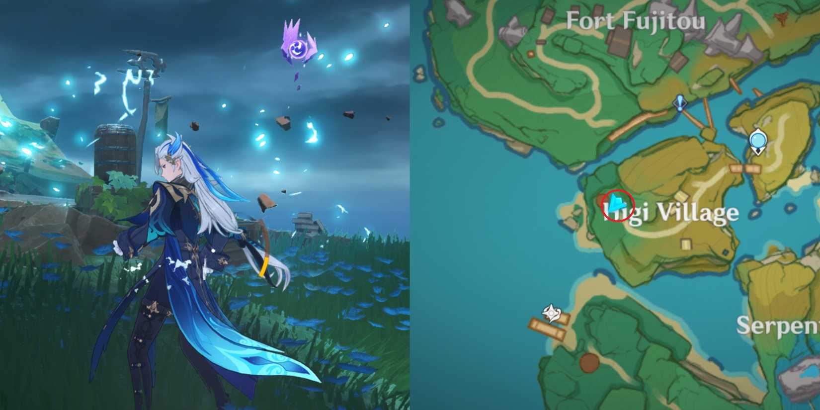 Yashiori Island Electroculus Location 21