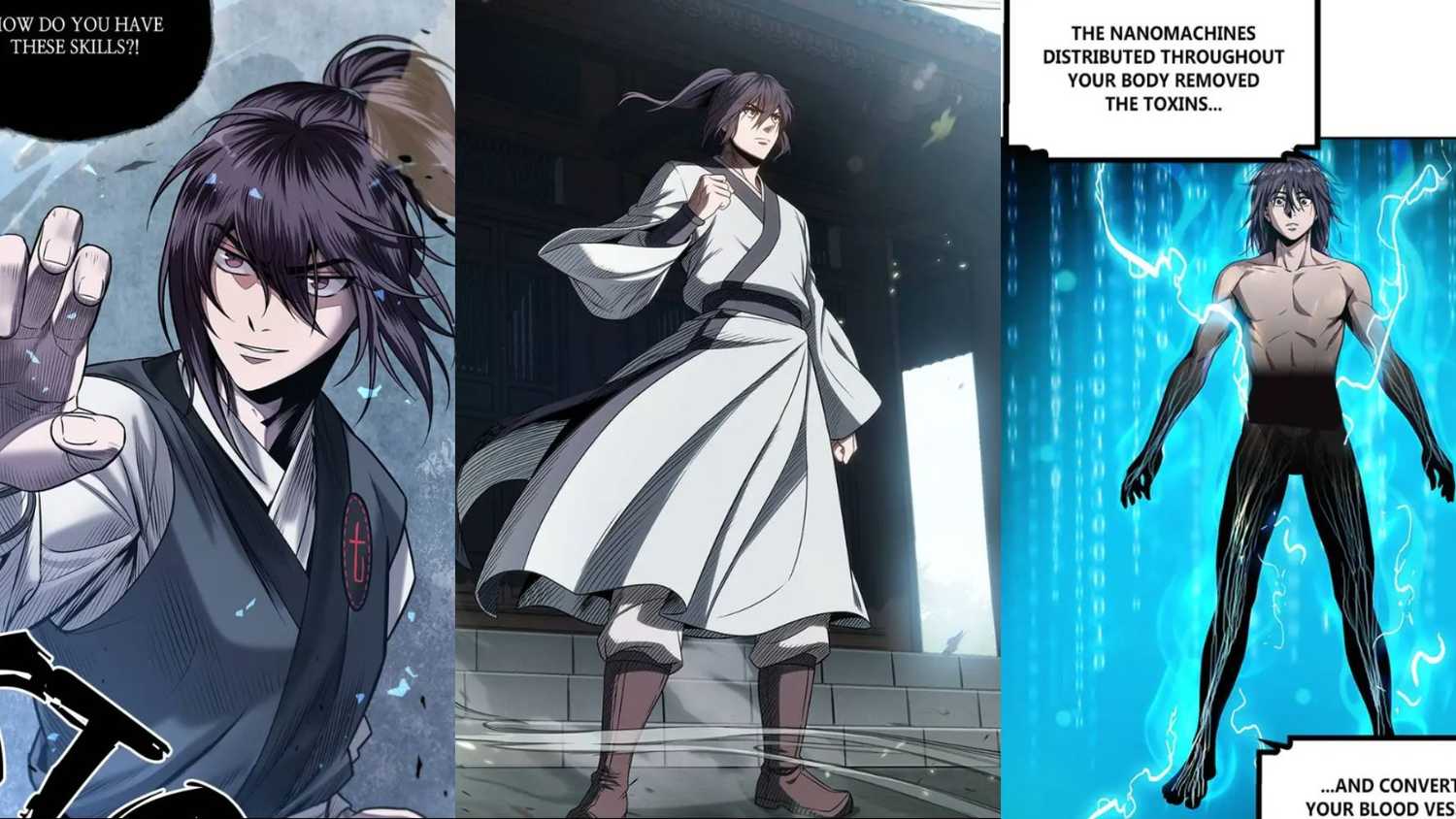 Yeo Eun em combate futurista