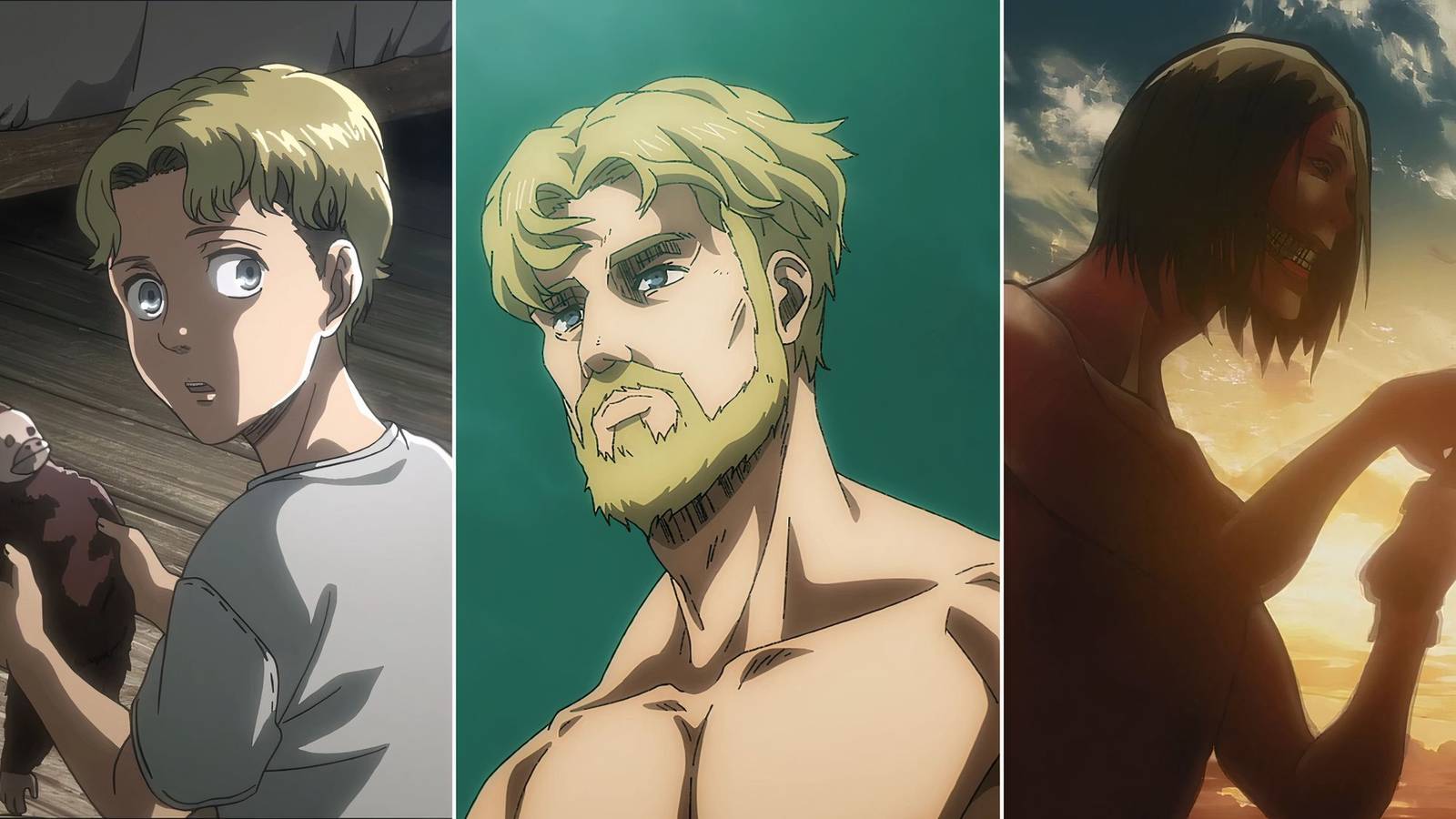 Zeke as a child and man and Dina Fritz