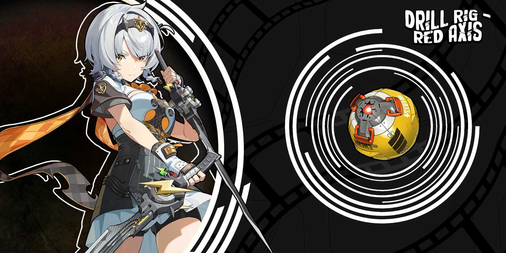 zenless zone zero soldier 0 - anby using drill rig - red axis w-engine