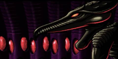 ridley lurking in the shadows