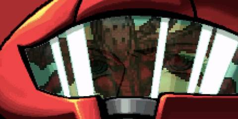 ridley reflected in samus' visor