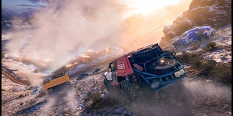 Forza Horizon 5 Race in a Volcanic Environment