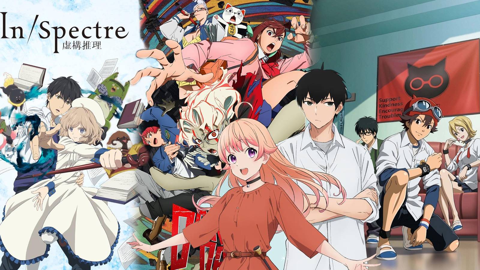 In/Spectre, Dandadan, SKET Dance, Witch Watch