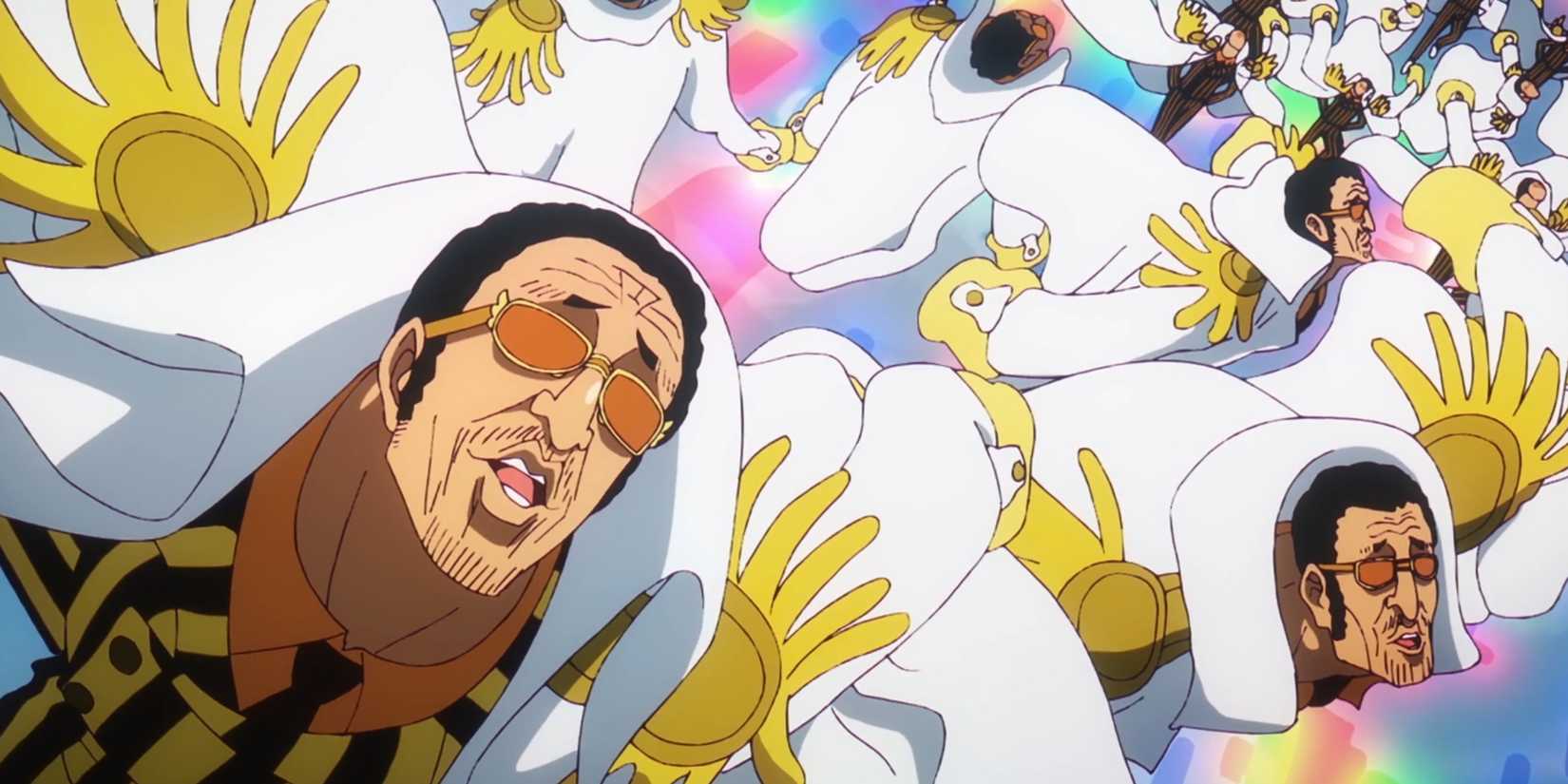 admiral kizaru clones attacking