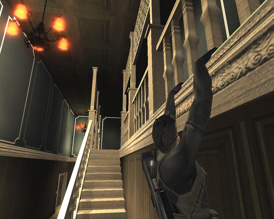 Screenshot <em>Tom Clancy's Splinter Cell</em> Hindari Alarm
