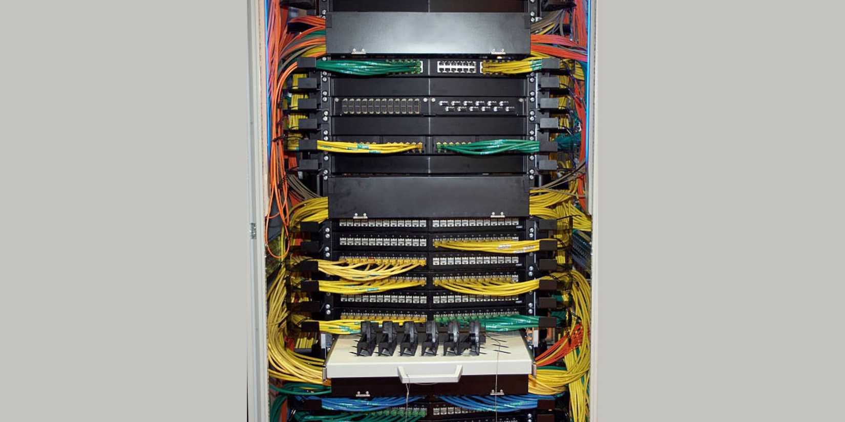 Image of a PC case in need of cable management.