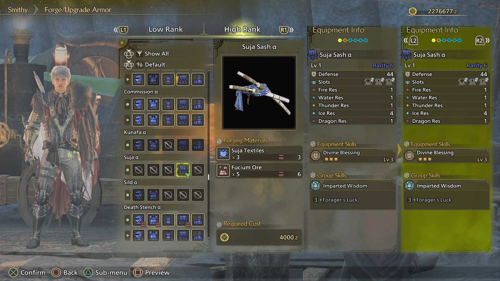 MH Wilds Suja Sash crafting