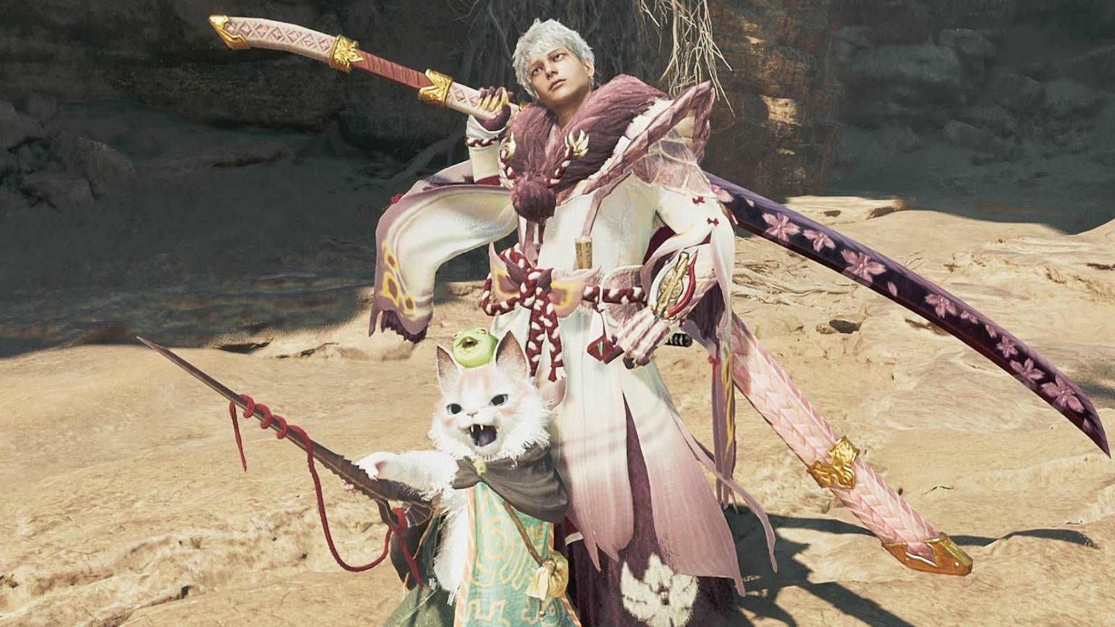 Male Mizutsune armor in MH Wilds