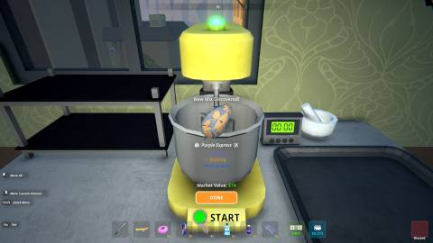 Mixing Purple Express in Schedule 1