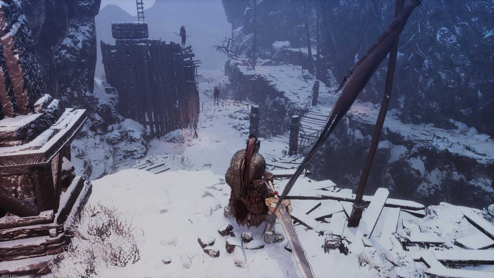 Lacrima farm in the Ice Canyon in First Berserker Khazan