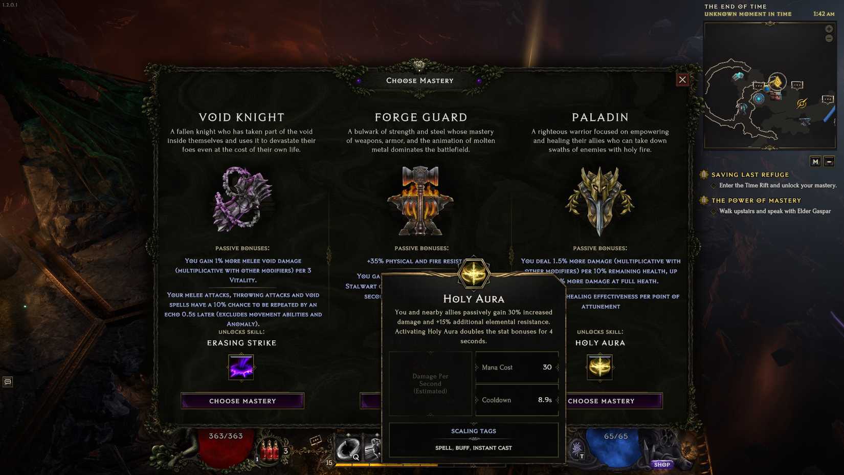 Last Epoch Sentinel Subclasses