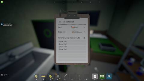 Managing a botanist in Schedule 1