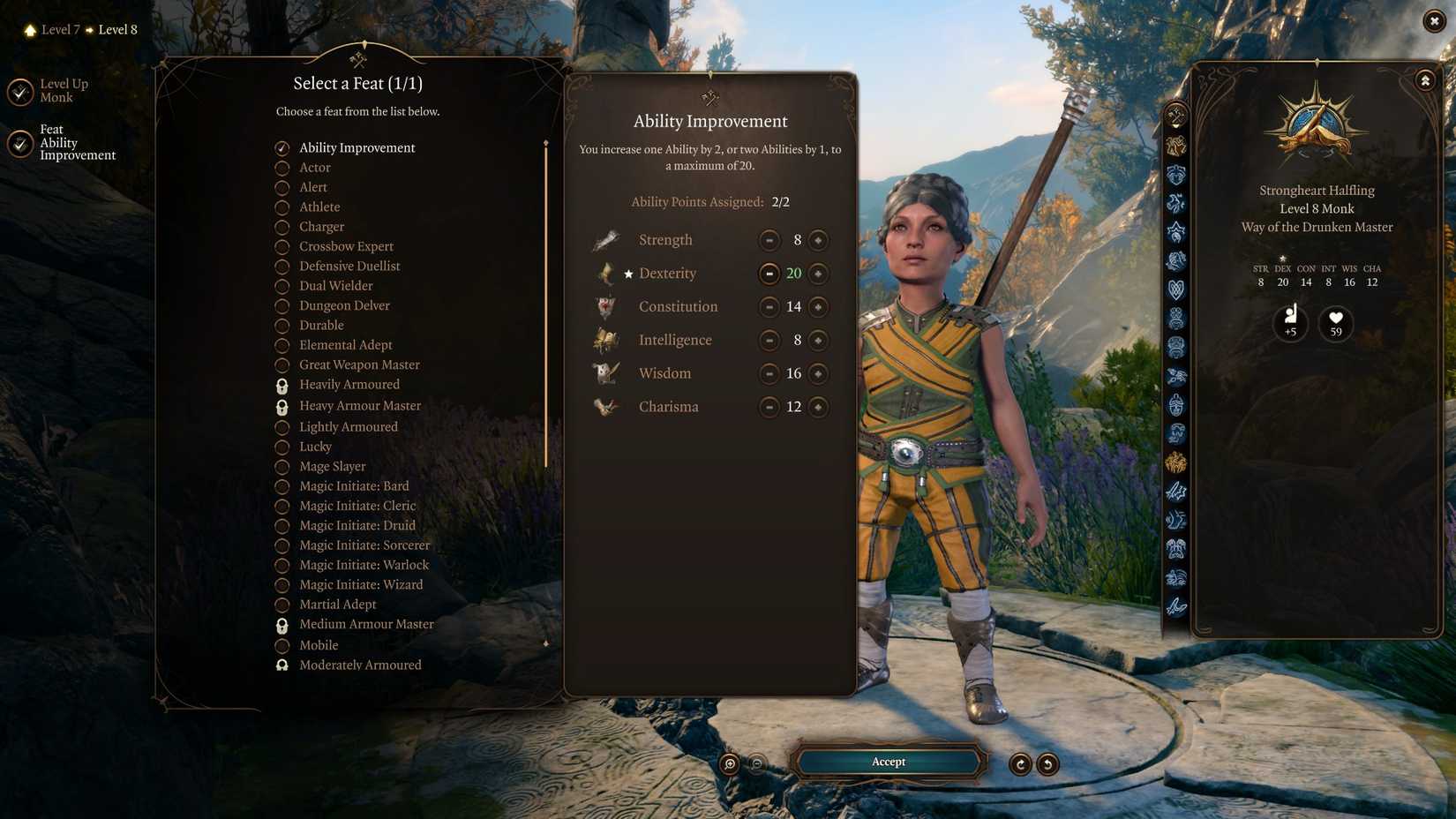 BG3_Drunken Master Build 3