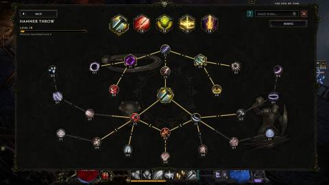 Last Epoch Hammerdin Hammer Throw build