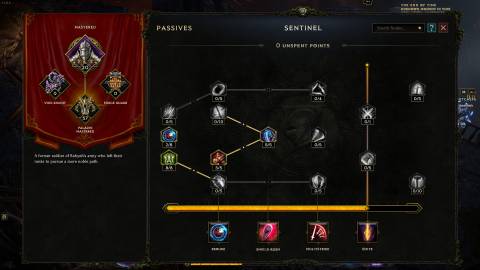 Last Epoch Hammerdin Sentinel Passives