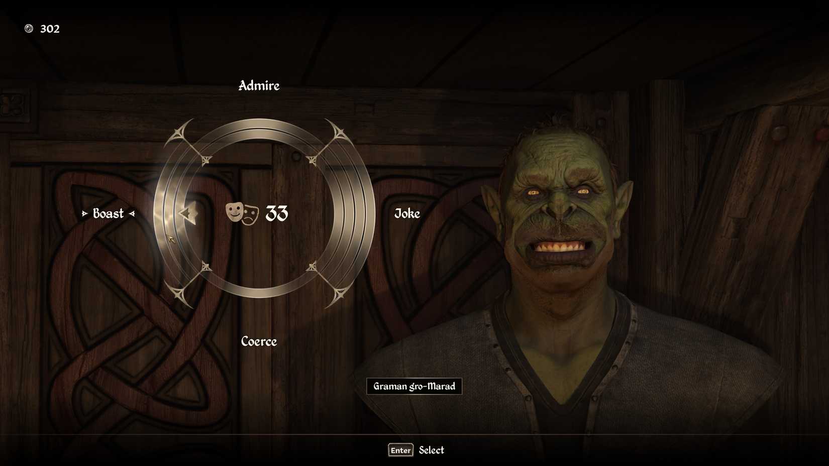 a happy orc