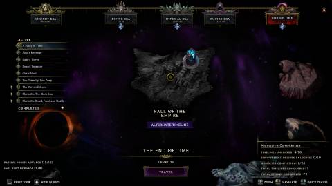 Fall of the Empire Timeline Last Epoch