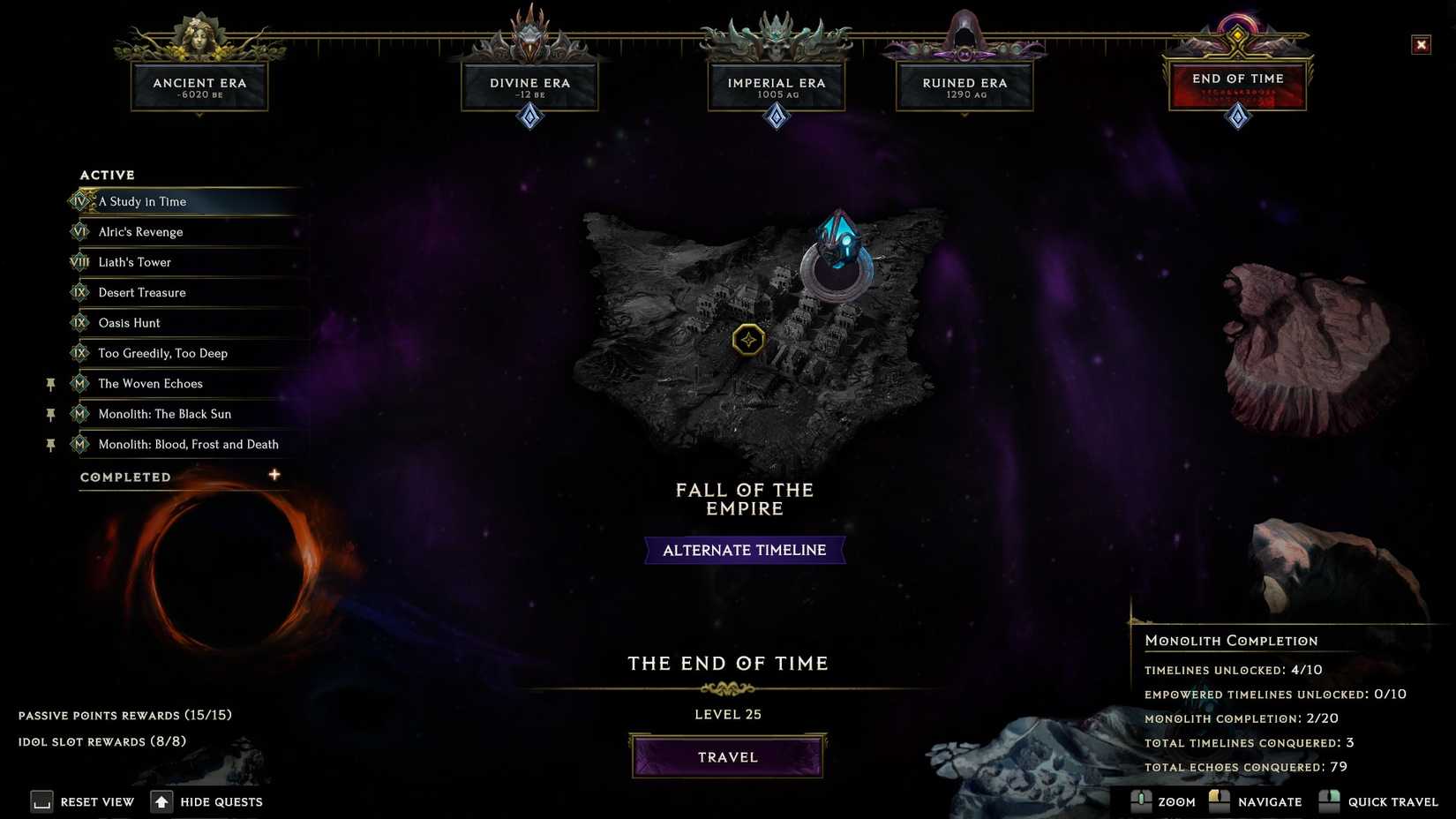 Fall of the Empire Timeline Last Epoch