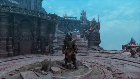 Wearing the Chaos-Ridden armor in First Berserker Khazan