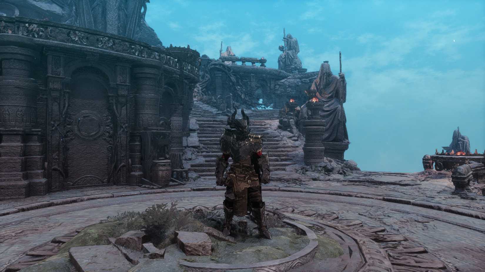 Wearing the Chaos-Ridden armor in First Berserker Khazan