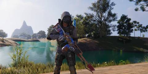 The handheld flamethrower in Once Human