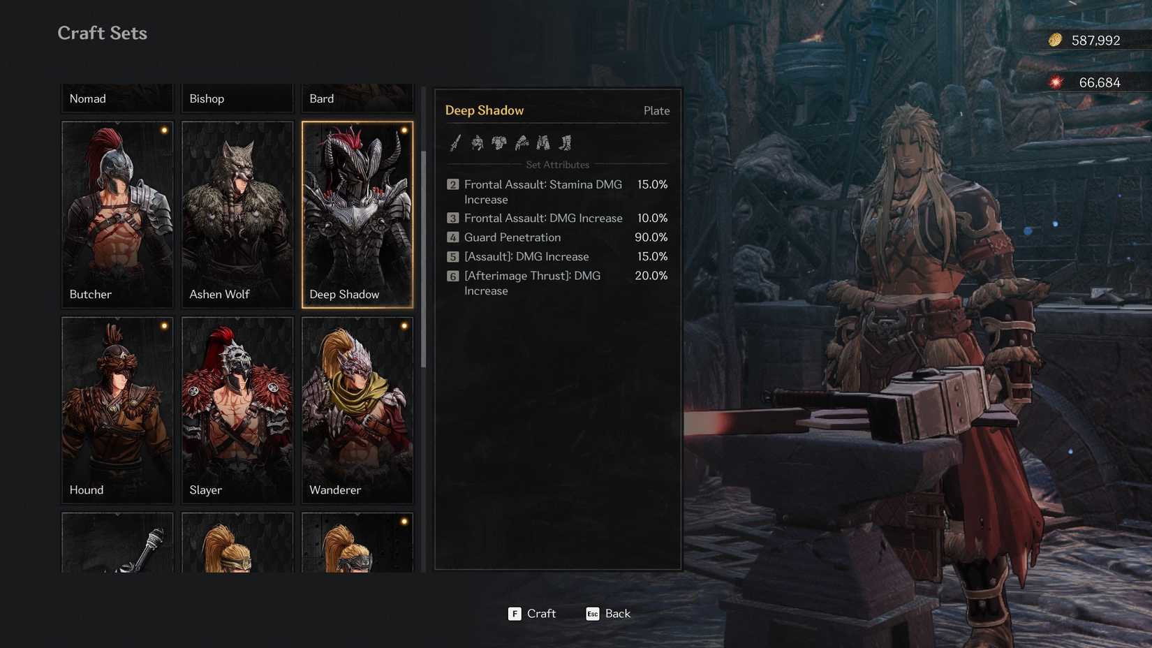 The First Berserker Khazan Deep Shadow Set Effect