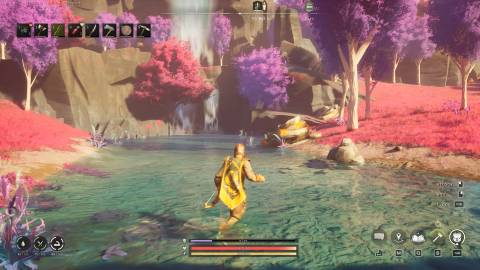 Runescape Dragonwilds Fractured Plains waterfall