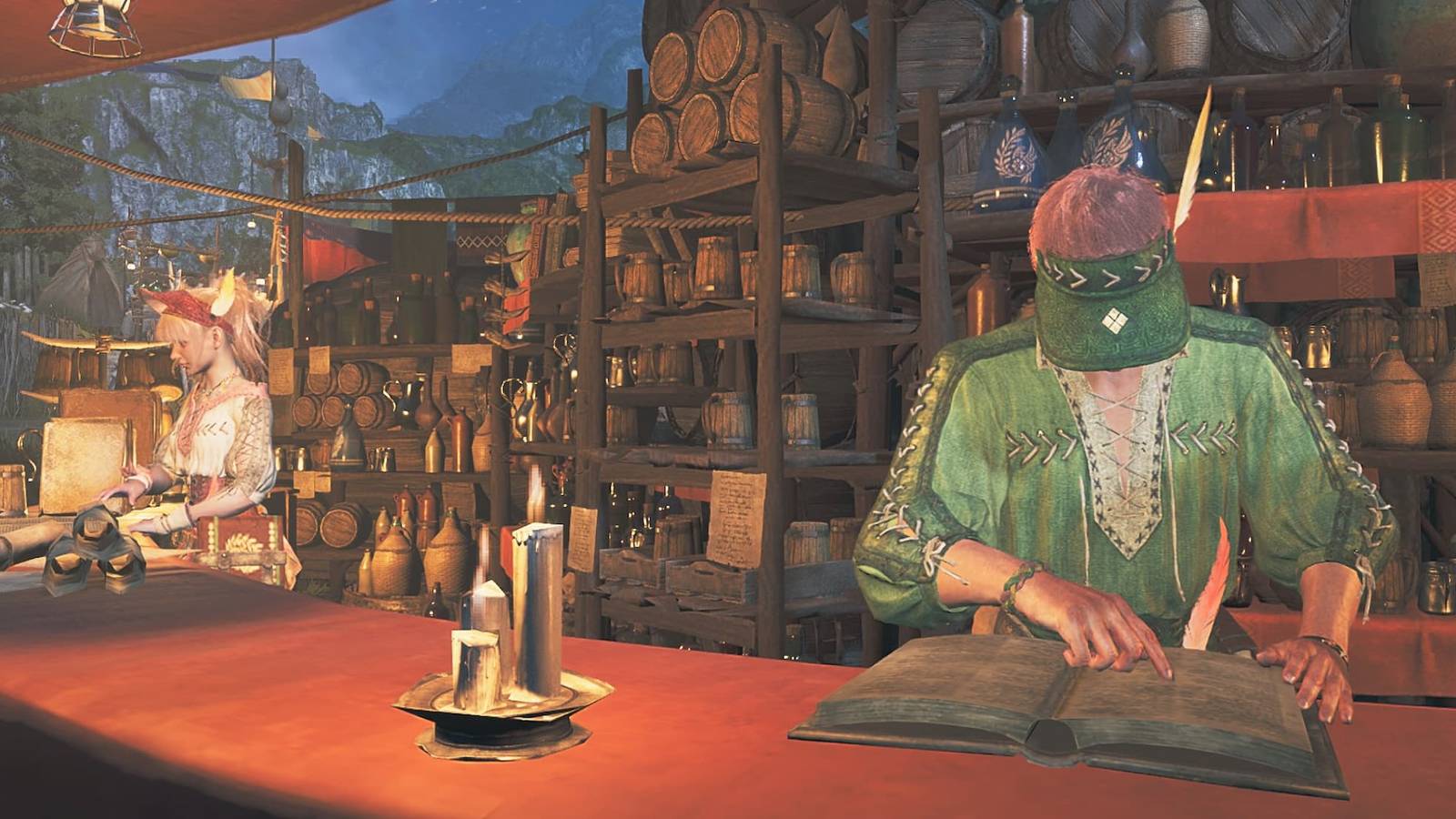 MH Wilds Arena counter clerks