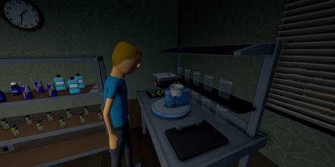 Handler bagging merchandise in Schedule 1