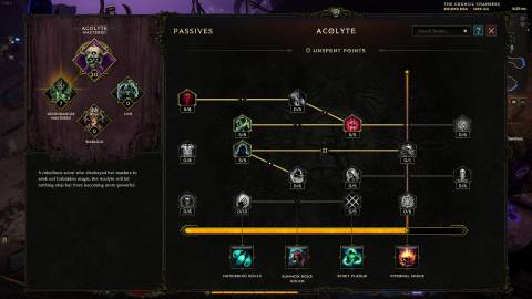 Last Epoch Acolyte Minion passives