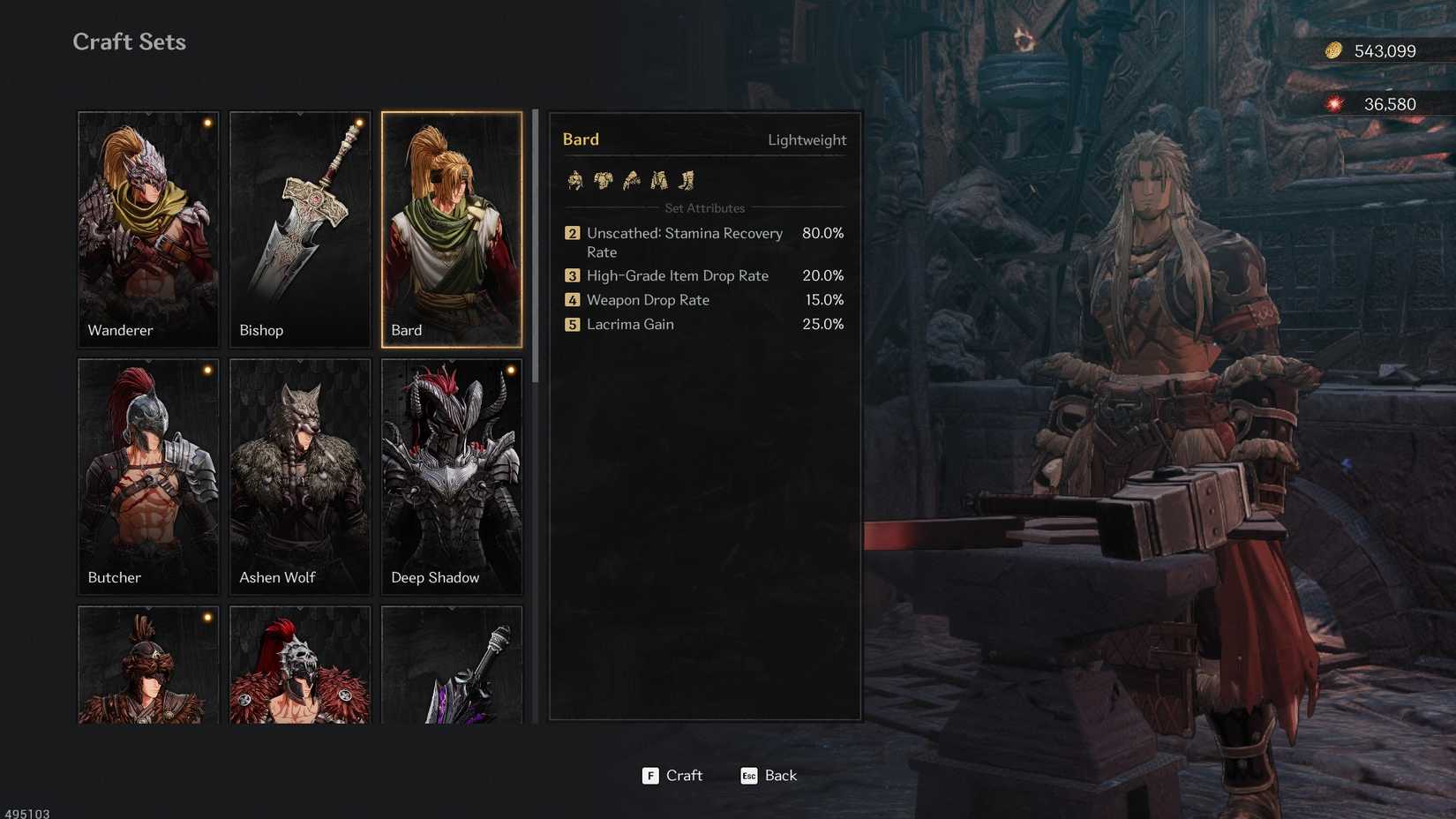Bard set in First Berserker Khazan