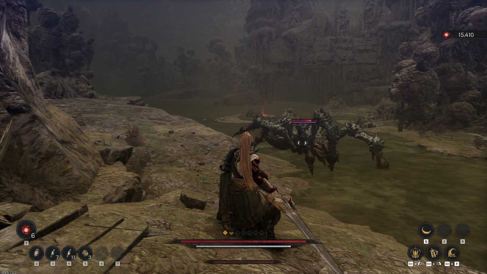 Spider dropping Bard armor in First Berserker Khazan