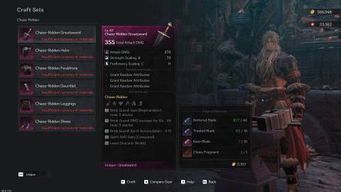 The First Berserker Khazan Chaos Ridden Greatsword crafting
